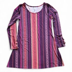 Y2K Mudd Dress Size L Purple Pre-Owned Like New Casual Light Material